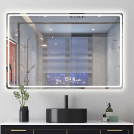 LED intelligent anti-fog explosion-proof bathroom mirror