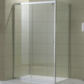 10mm Thick Tempered Frame Shower Room Enclosure Aluminium Tempered Glass Sliding Shower Door For Bathroom