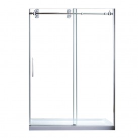 Custom Design 10 MM Tempered Glass Frameless Stainless Steel Shower Sliding Door Shower Room