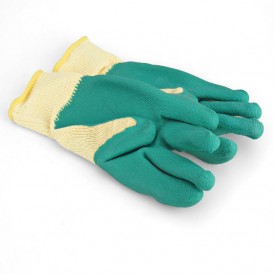Glass handling tools non-skid garden grip latex coated glass safety glove GGL-G