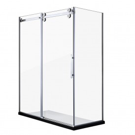Fold Shower Screen Bathtub Screen Tempered Glass Factory Direct Sale Shower Room