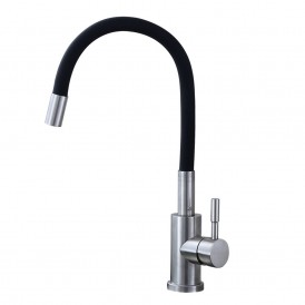 304 stainless steel universal single cold kitchen faucet